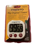 Presto Electronic Digital Timer Lcd Display #04214 New Sealed. Fixed Price $20.00.
