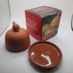 Vtg Boston Warehouse Original Garlic BAKER-4 Bulb Onion Roaster Tortilla Warmer. Fixed Price $13.99.