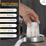 Kitchen Automatic Faucet Bottle Cup Washer Bar Sink Glass Rinser Cleaner Tools. Fixed Price $24.99.