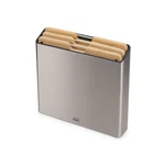 Joseph Folio Premium 3-PIECE Bamboo Cutting Board Set Stainless Steel. Fixed Price $137.91.