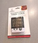 Dual Event Timer/clock Digital Display Grand Gourmet New Nib. Fixed Price $11.99.