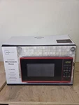 Mainstays Compact Countertop Microwave 0.7 Cu Ft 700W Black/red Digital Timer. Fixed Price $45.90.
