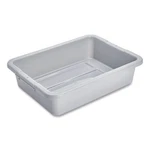 Rubbermaid Commercial 3349 Bus/utility Tote, 20" X 15" 5", Gray. Fixed Price $27.18.
