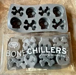 Fred Chillers Skull Crossbones Silicone Ice Cube Tray * Two Pack!. Fixed Price $14.95.