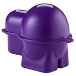Hutzler Egg Container With Salt Shaker, Purple, Ea, To-go,. Fixed Price $13.99.
