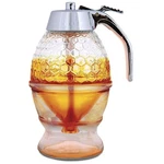 Hunnibi 8OZ No Drip Glass Dispenser Plastic Top Honeycomb Syrup Server. Fixed Price $40.78.