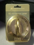 Vintage Silver Colored Plastic Lux Minute Minder Kitchen Timer New.. Fixed Price $25.00.