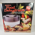 Sweda Electric Food Dehydrator 4 Trays By Telebrands Original Box. Fixed Price $20.99.
