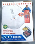 George Foreman Champ Size Lean Mean Fat Grilling Machine GR10A White, New. Fixed Price $47.99.