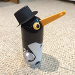 Kuchenprofi Novelty Top Hat Penguin Tea Bag Holder Precision Timer Boy Works. Fixed Price $24.99.
