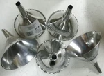 Box Of 5 Tin Funnels Pint Behrens BF20 Dover Parkersburg MILF10814.... Fixed Price $31.25.