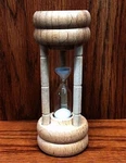 5 Minute Egg Sand Timer Wood Base W/ - Hourglass Kitchen Boiling Boiled. Fixed Price $12.99.
