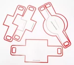 Cook's Essentials 5-PC Silicone Baking Mats W/ Helper Handles. Fixed Price $11.89.