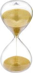 New Hourglass 60 Minute Sand Timer 5.1" Gold Clock Fast Shipping. Fixed Price $24.40.