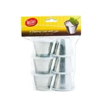 Tablecraft H5069 Dipping Cups With Lids, 2.5 Oz, Silver. Fixed Price $14.36.
