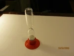 Vintage Lakeside Toys Board Game Glass Sand Timer W Plastic Base 1960S. Fixed Price $9.99.