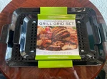 Charcoal Companion 2 Piece Small Medium Porcelain Coated Grilling Grid Set. Fixed Price $25.00.