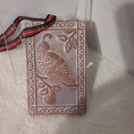 2004 Demdaco Partridge Bird Cookie Press Christmas Tree Ornament W/recipe. Fixed Price $14.95.
