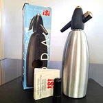 Isi P390 (102001) Quart- Liter) Brushed Stainless Steel Soda Siphon Nib. Fixed Price $68.50.