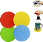 4 Pack Rubber Jar Lid Opener Gripper Pads For Weak Hands Seniors Kitchen - New. Fixed Price $6.41.