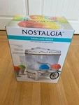 New Nostalgia SCM502 White Snow Cone Maker/ice Shaver Machine. Fixed Price $59.99.