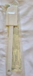 New Pampered Chef Classic Mix Scraper #1659 10.5 White. Fixed Price $18.99.