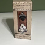 Magnetic Wooden Wall Bottle Opener New. Fixed Price $18.49.