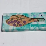 Chesapeake Bay 10 Plum Ceramic Spoon Rest. Fixed Price $21.99.