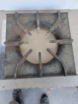 Single Imperial Cast Iron Burner Grate 11 7/8". Fixed Price $85.00.