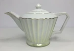 Vintage Mid Century Ucagco Japanese Ceramic Teapot Gold Trim Floral Pattern. Fixed Price $13.99.