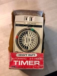 Vintage Automatic 24 Hour K-mart Heavy Duty Plug Outlet Timer. Fixed Price $14.99.