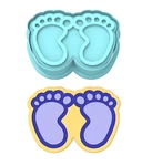 Baby Feet Cookie Cutter & Stamp Gender Reveal Shower Infant Nursery Toes. Fixed Price $22.21.