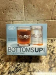 Nib Genuine Fred (2) Drink Up, Drunk Down Shot Glasses Bottoms. Fixed Price $11.99.