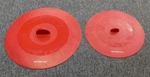 Set Of 2 - Rachael Ray Silicone Suction Lids Bowl Covers Red. Fixed Price $20.48.