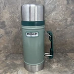 Stanley Classic Wide Mouth Stainless Vacuum Bottle Thermos 24 Oz Green Coffee. Fixed Price $19.90.