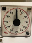 Vintage Timer Buzzer Lab Model 167 Dimco-gray 7.5" Square Working. Fixed Price $99.99.