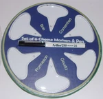 Cordon Bleu International 6 Porcelain Cheese Markers *new*. Fixed Price $12.00.