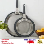 2PC Silicone Splatter Guard Set Stainless Steel Mesh Foldable Handle New. Fixed Price $55.99.