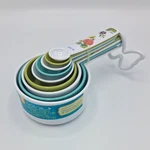 Pioneer Woman Blooming Bouquet 9-PIECE Measuring Cups And Spoons Set Plastic. Fixed Price $15.00.