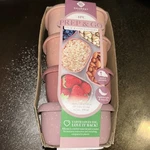 Set Of 4 Gourmet Kitchen Reusable Prep & Condiment Containers. Fixed Price $12.99.