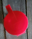 Tupperware Red Forget Me Not Hinged Hanging Onion Tomato Keeper Container. Fixed Price $6.00.
