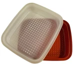 Vtg Tupperware Lg Season Serve Meat Marinade Paprika Red Container 1294-8 Usa. Fixed Price $15.66.