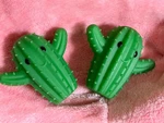 Cactus Dryer Buddies-kikkerland-fluffs Fabric/reduces Static/ New-no Box. Fixed Price $6.50.