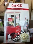 Nostalgia OFP501COKE Coca-cola 12-CUP Hot Air Popcorn Maker AAR43. Fixed Price $30.00.