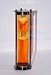 Brass Orange Water Sand Timer Antique Vintage Retro Nautical Hourglass Handmade. Fixed Price $41.14.