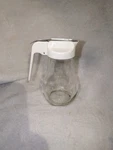 Martha Stewart Glass Syrup Dispenser Honey Maple Jar Dressing Creamer Sugar 6". Fixed Price $11.89.