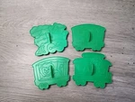 Vintage Wilton 1990 Circus Train Cookie Cutters. Engine & Cars New Pkg.. Fixed Price $6.65.