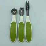 Ikea Spritta Fruit Garnishing Set White/green Zester, Melon Baller, Apple Corer. Fixed Price $18.00.