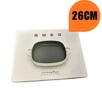 Smeg Nonstick Cast Iron Grill Pan Square Skillet Steak Bbq Fry. Fixed Price $195.90.