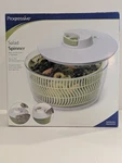 Progressive Salad Spinner Easy Pull 4 Quart Colander Serve Bowl SALA-5 New Box. Fixed Price $34.99.